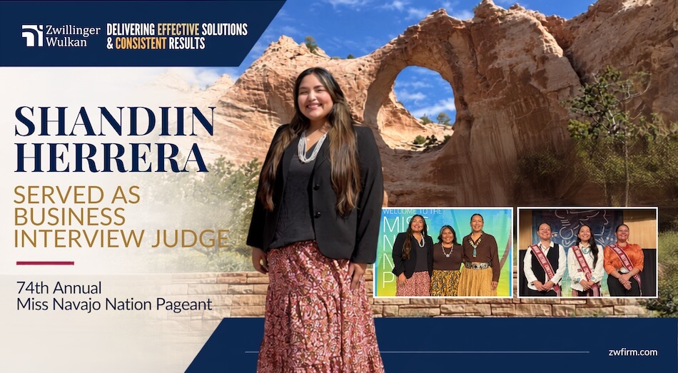 Shandiin Herrera business interview judge announcement for the 74th Annual Miss Navajo Nation Pageant